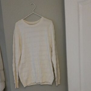 Classic White Men's Sweatshirt